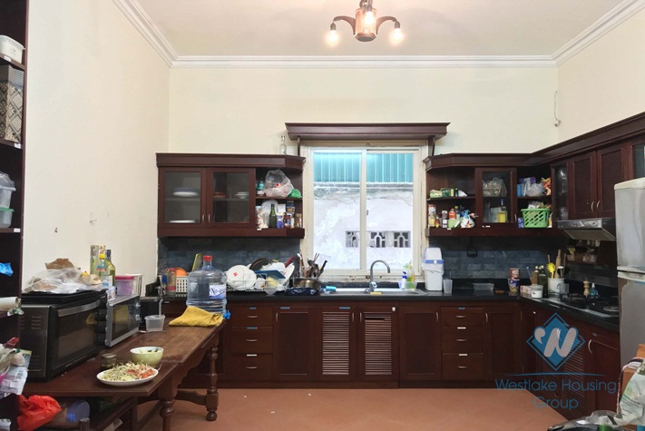 8 bedrooms house for rent in Ba Dinh district, Hanoi.